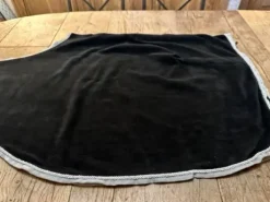 COUVRE REIN POLAIRE NOIR EQUI THEME