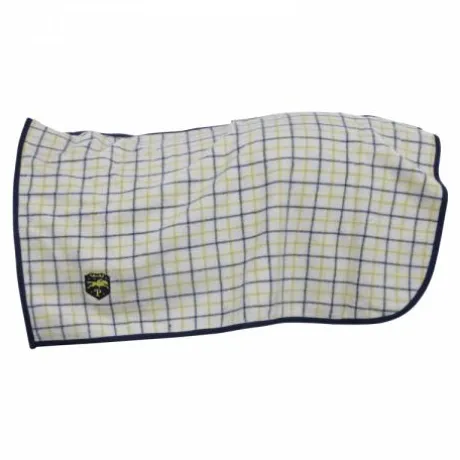 Couvre-reins laine tattersalls - PETITPAS - Élégance intemporelle