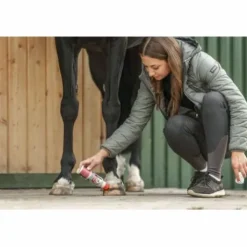 Crème durcissante pour sabot + brosse Leovet