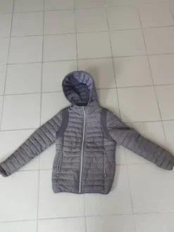 Doudoune grise Penelope Leprevost