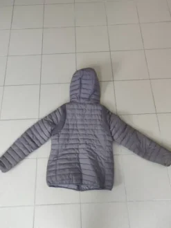 Doudoune grise Penelope Leprevost