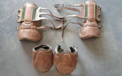 Ensemble guêtres cuir Forestier