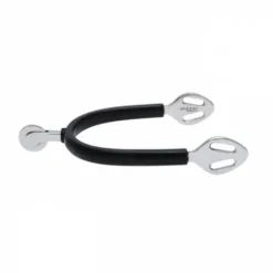 Eperons acier inoxydable caoutchouté roue lisse STUBBEN 30MM