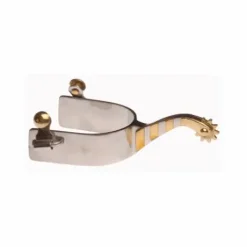 Eperons en acier inoxydable avec garnitures laiton - Lakota