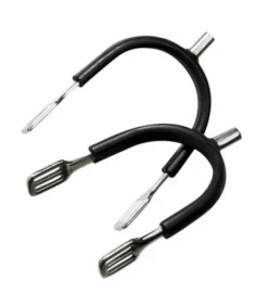 Eperons Feeling prince de galles inox caoutchouc