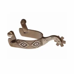 Eperons Western ornements argent