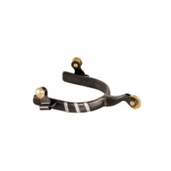 Eperons Western simple fer noir et inox