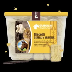 Equisnack - Biscuit céréales et Vanille 700gr - Guidolin