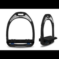 Etriers aluminium noir personnalisables - Flex-on