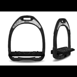 Etriers aluminium noir personnalisables - Flex-on