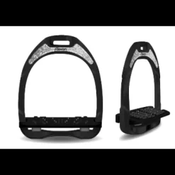 Etriers aluminium noir personnalisables - Flex-on