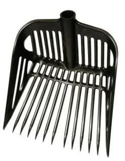Fourche d'écurie à foin et à fumier en PVC
