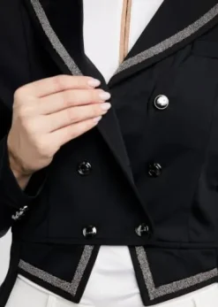 Frac long de dressage Gun Metal et Crystal - Montar - Élégance et performance