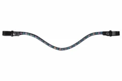 Frontal amazing - HKM - cuir avec pierres