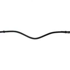 Frontal cuir lisse noir - Horka - cuir de vache