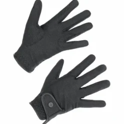 Gants d'équitation noir avec attache velcro - Covalliero Hiver 2024