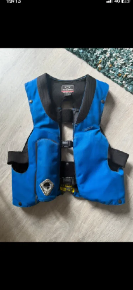 Gilet air bag hit air bleu kids M-XL
