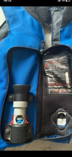 Gilet air bag hit air bleu kids M-XL