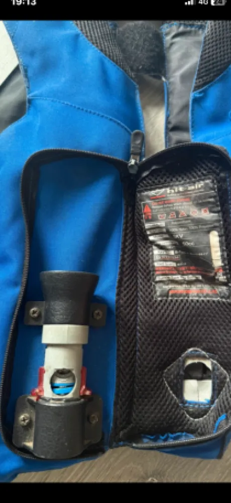 Gilet air bag hit air bleu kids M-XL