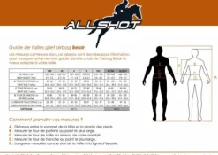 Gilet airbag Belair adulte Allshot