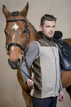Gilet de équitation avec inserts imperméables - Cavalliera