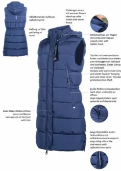 Gilet sans manches long misty Hkm