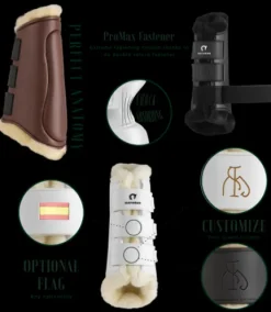 Guêtres antérieurs Royal mouton synthétique Gatusos