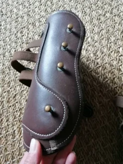 Guêtres cuir taille cheval
