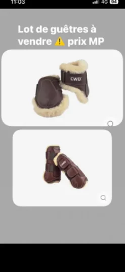 Guêtres CWD mouton brune