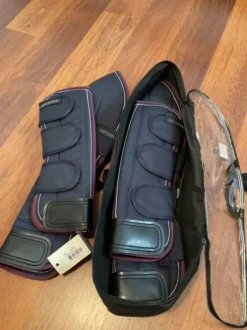 Guêtres de transport équithème bleu renforcée