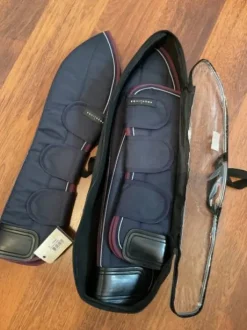 Guêtres de transport équithème bleu renforcée