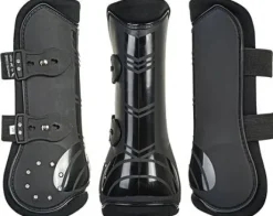 Guêtres et boulets Diamonds Noir - HKM