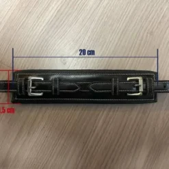 Hackamore PONEY cuir nez rectangle - Jump'in - 16,5 cm