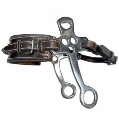 Hackamore PONEY nez rectangle cuir - Jump'in - Branches courtes