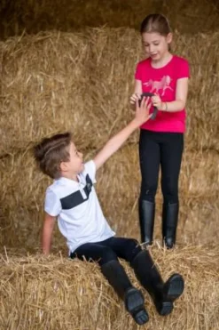 Haut d'équitation CRYSTAL FOAL - Cavalliera - Manches courtes