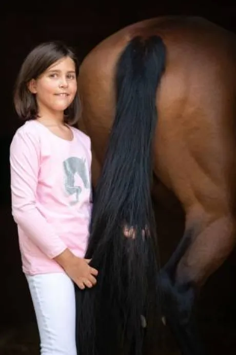 Haut d'équitation Jumping Star Kids - Cavalliera - Manches lounges