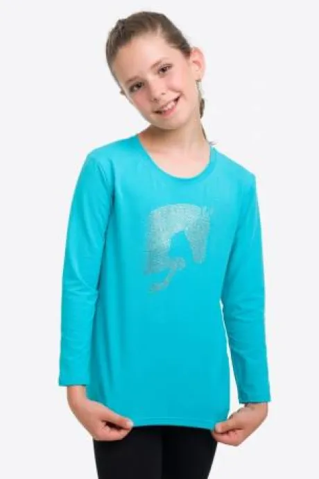 Haut d'équitation Jumping Star Kids - Cavalliera - Manches lounges