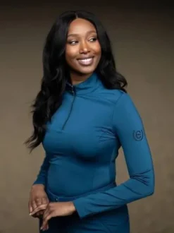 Haut Vision Top Blue Meadow - Equestrian Stockholm - Polyester recyclé