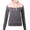 Hoodie jade rose et gris Horze