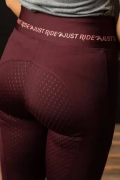 Legging Equitights Just Ride Rosegold Full Grip - Harry's Horse