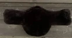 LeMieux - sangle bavette « mouton » cuir marron - 45cm