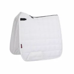 LEMIEUX Tapis de dressage carbon mesh air carré blanc