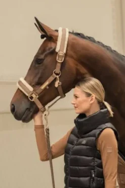 Licol doublé mouton FAUX LEATHER DOUBLE PIN FF Heritage 2024 - Eskadron