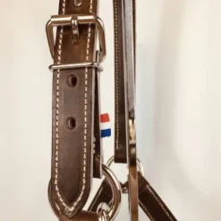 Licol en cuir Chromé – Gamme Ecurie – Atelier de Pravins