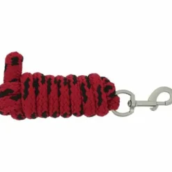 Longe Jacquard 2m Rouge - Equithème - Confort et résistance