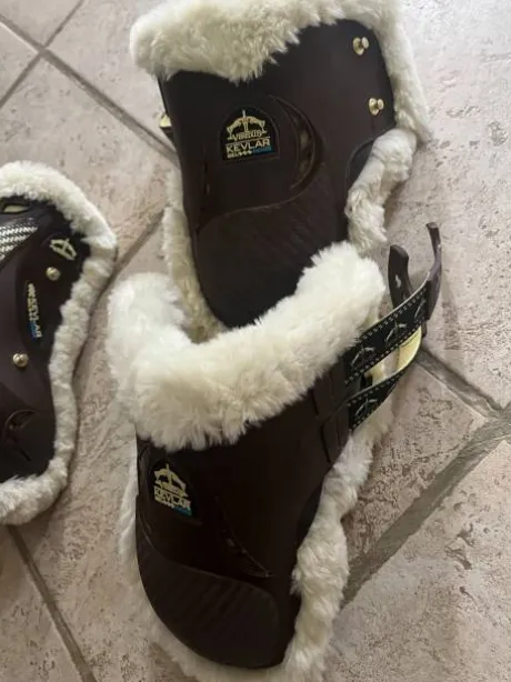 Lot guêtre et protège boulet Veredus kevlar gel vento