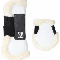 Lot guêtres et protège-boulets fausse fourrure - Horka