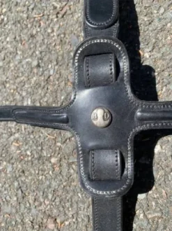 Martingale Bruno Delgrange, taille cheval, noire, neuve