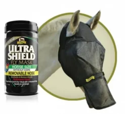 Masque anti-mouches sans oreilles et nez amovible - Absorbine - Léger et respira