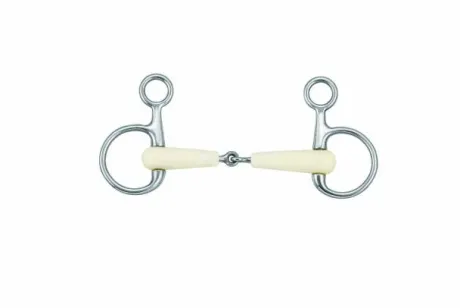 Mors baucher simple brisure - Happy Mouth - inox, résine